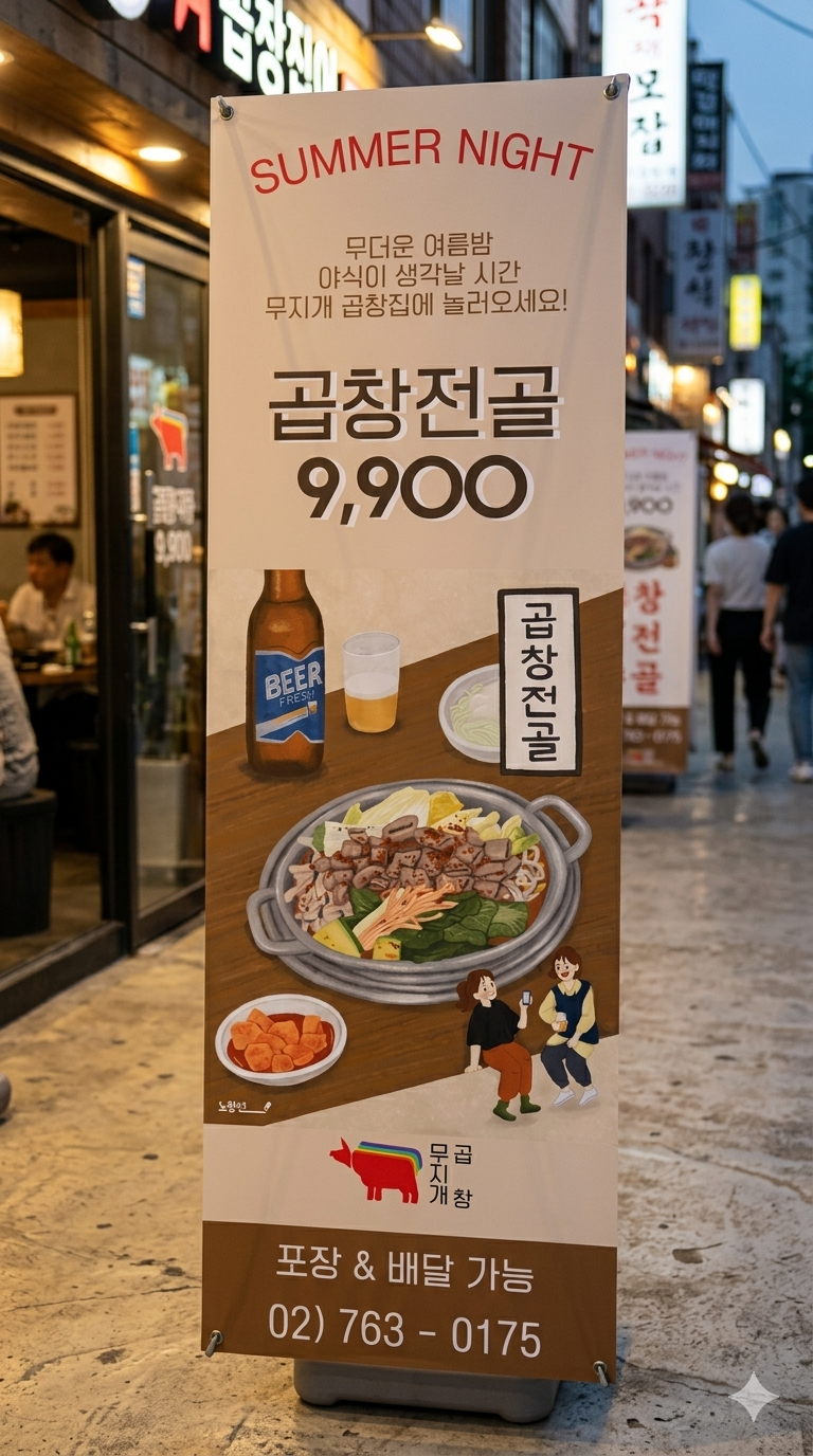 메뉴 디자인