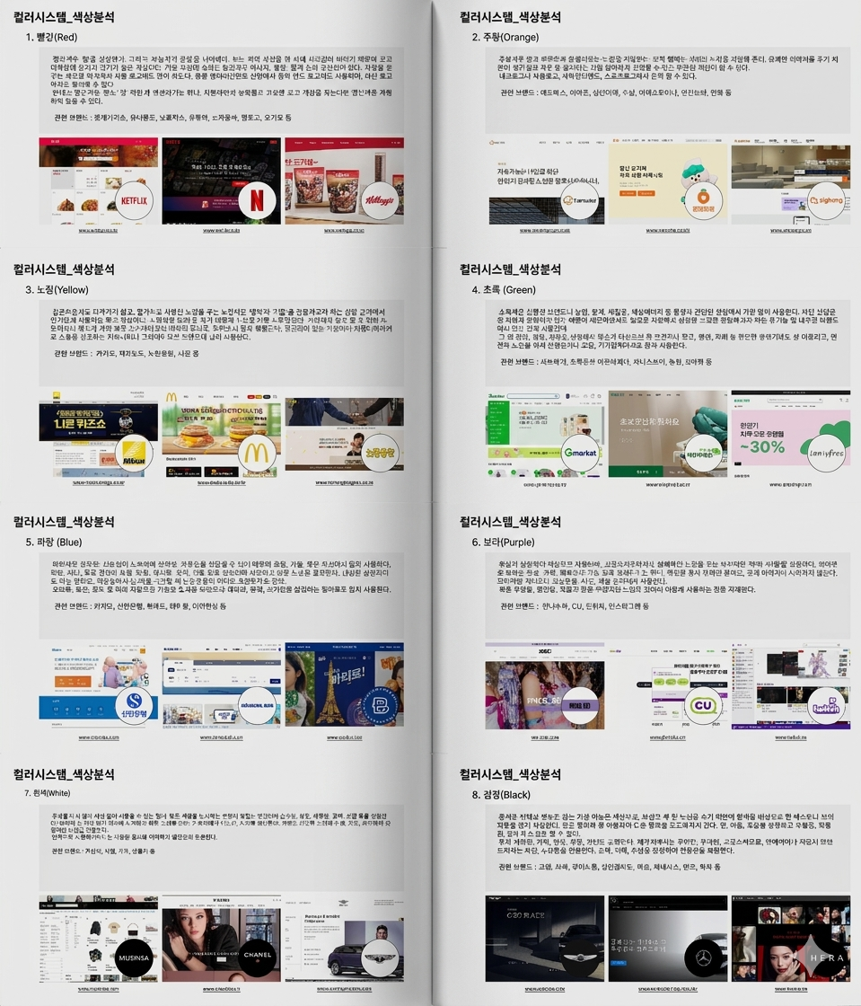 컬러시스템 색상분석